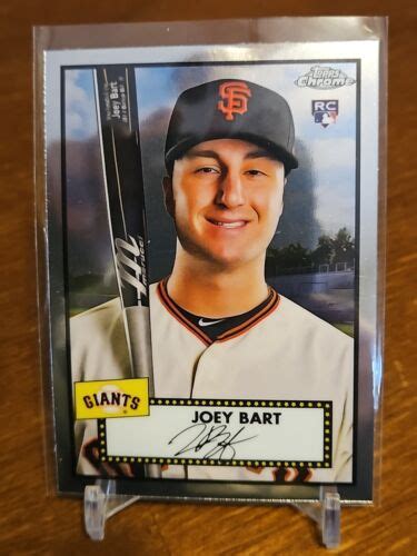 2021 Topps Chrome Baseball Platinum Anniversary Joey Bart Rc Base 2 Ebay