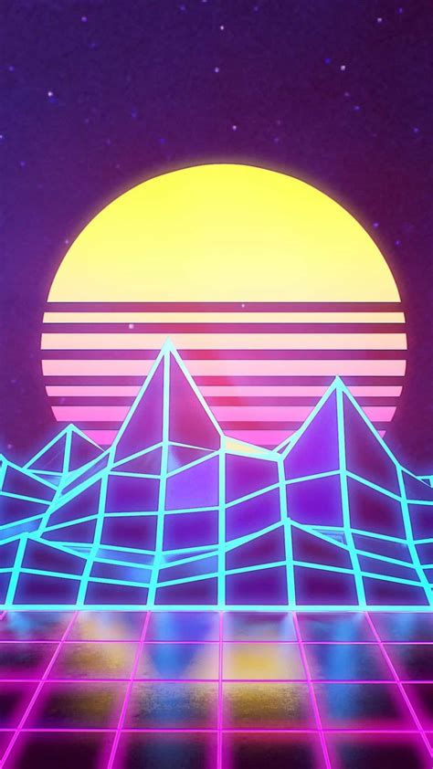 80s Background 80s Synthwave Phone Wallpapers Wallpaperlist