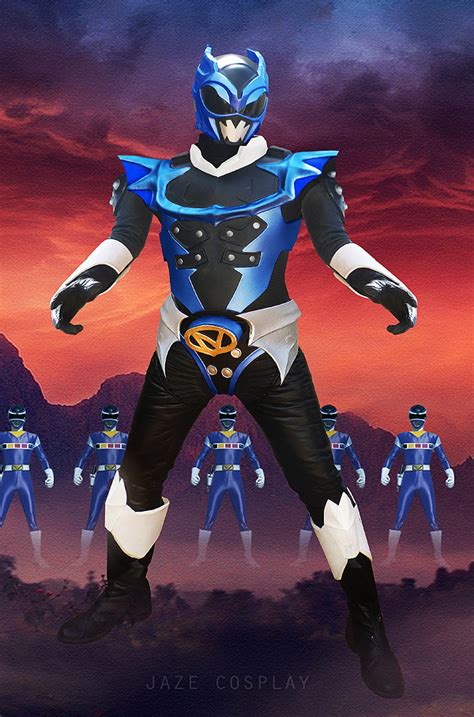 Psycho Blue Vs 5 Blue Power Rangers By Captainjaze On Deviantart