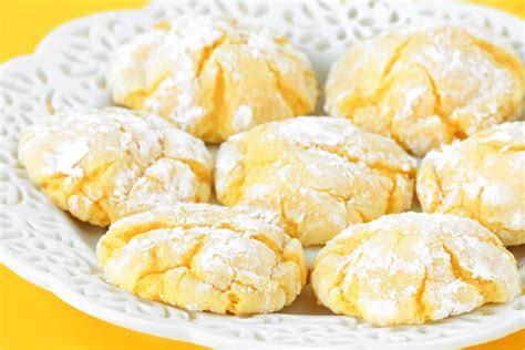In a medium size bowl, toss together the flour, salt, baking powder, and baking soda. Easy Lemon Cookies Recipe | Gimme Some Oven
