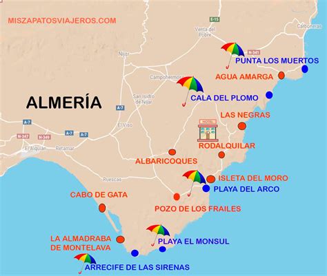 Diario Vitamina Político Mapa Playas Almeria Cabo De Gata Prescripción