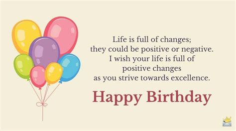 60 Inspirational Birthday Wishes And Quotes Happy Birthday Never Stop