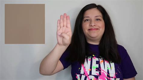 Colors Asl American Sign Language Youtube
