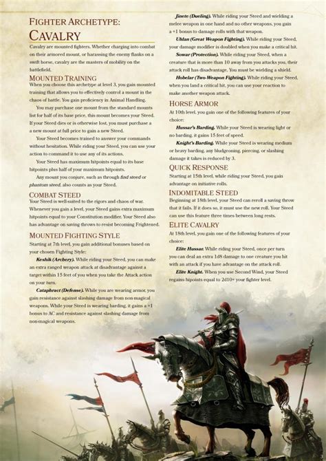Generate combat encounters with a filterable selection of enemies. DnD 5e Homebrew — Mounted Combat Part. 1...