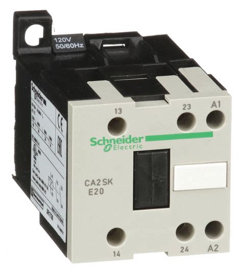 Schneider Electric Iec Style Control Relay 120v Ac 10a 120v 10 A