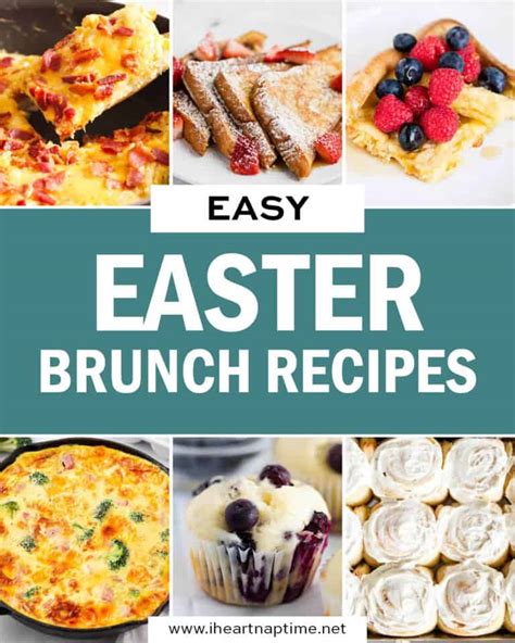 Easter Brunch Recipes I Heart Naptime