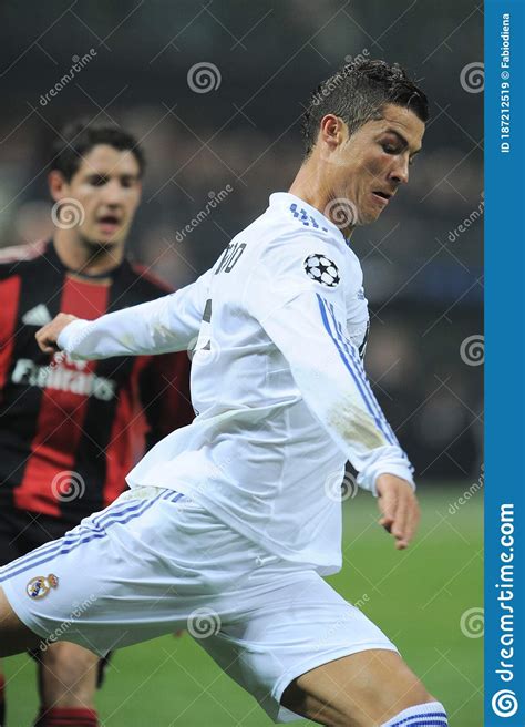 Cristiano Ronaldo In Action During The Match Editorial Stock Image