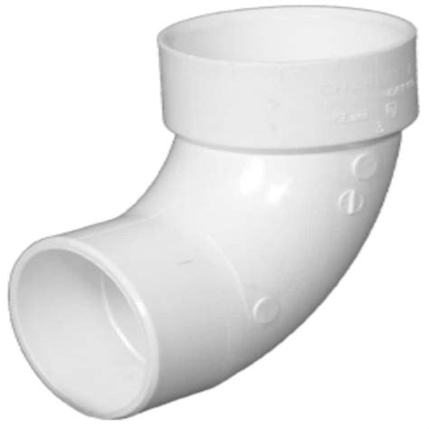 Shop Charlotte Pipe 2 In Dia 90 Degree Pvc Schedule 40 Street Elbow