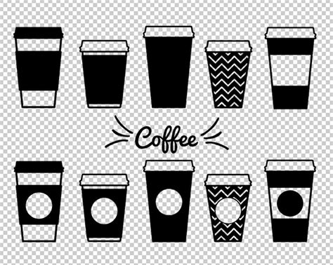 Coffee Mug Svg Dxf Paper Coffee Cups Clipart Coffee Mugs Etsy