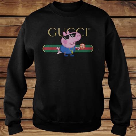 Cool Peppa Pig Gucci Shirt Hoodie Sweater Longsleeve T Shirt