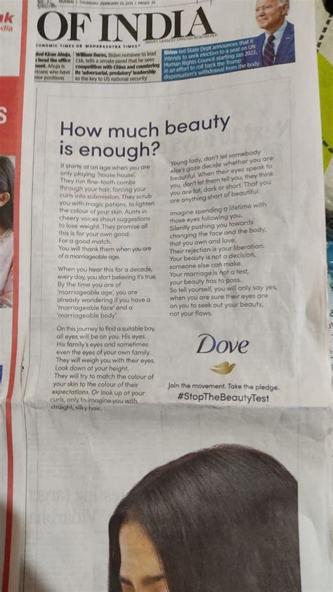 Dove Soap Calls Out Pre Marriage Scrutiny Of Brides Weight Height