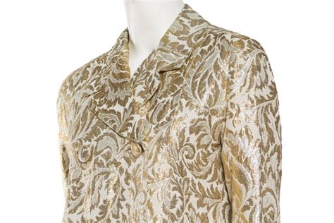1960s French Gold And Silk Opera Coat At 1stdibs