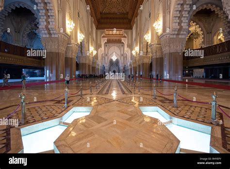 Inside The Hassan Ii Mosque Casablanca Hi Res Stock Photography And