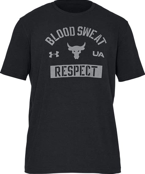 Under armour mens sz s project rock blood sweat and respect usdna shirt blue. Under Armour Cotton Project Rock Blood Sweat Respect ...