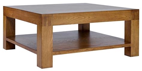 Hand made by ourselves with rustic charm. Rustic Grange Santana Rustic Oak Square Coffee Table