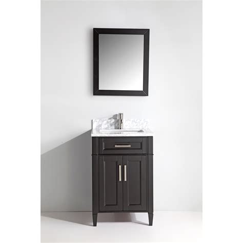 The macdowell 30 inch single sink vanity provides the perfect finishing touch to your bathroom remodel project. Vanity Art Wood 24-inch Single-sink Bathroom Vanity Set ...