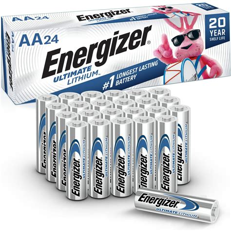 Energizer Ultimate Lithium Aa Batteries 1 Pack Double A Batteries