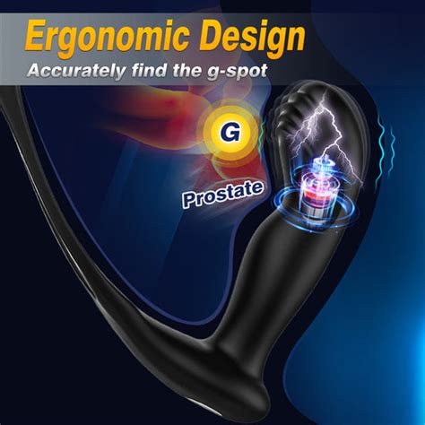 Qutoys Dual Cock Ring Prostate Massager With 10 Vibration Modes And Re