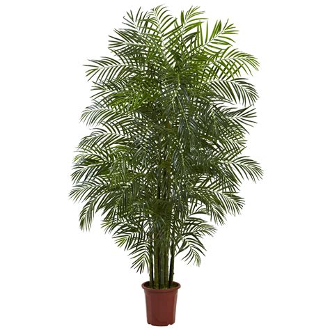 76 Uv Resistant Outdoor Artificial Areca Palm Tree Wpot Green