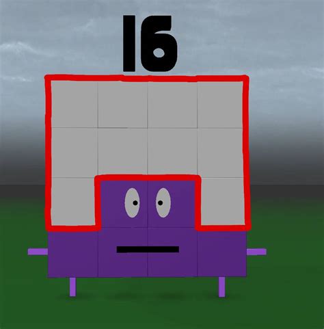 Numberblock 16 By Robloxnoob2006 On Deviantart