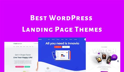 Best Wordpress Landing Page Themes Templates Free And Paid