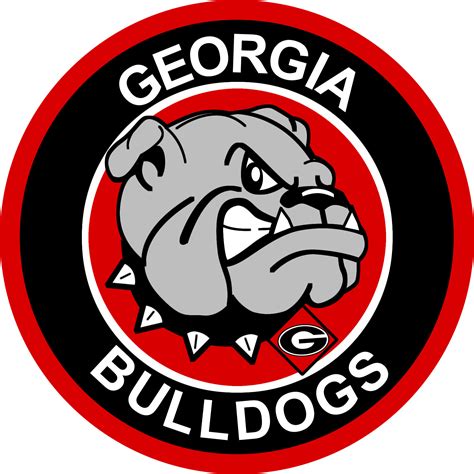 Georgia Bulldogs Logo Decals