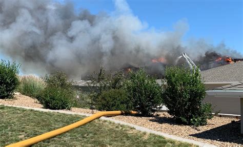 Firefighters Battle Massive Fire At Apartment Complex In 90 Degree Heat