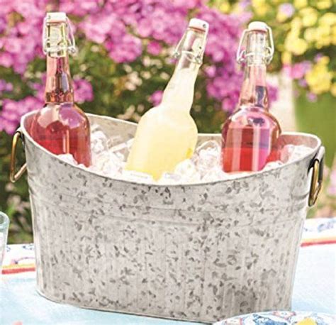 Better Homes And Gardens Scooped Tub Galvanized Ice Bucket You Can