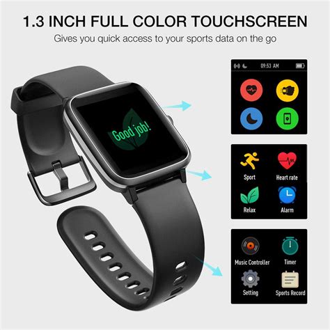 It can detect and evaluate the user's sports data, sleep quality, heart rate and blood pressure, etc. UMIDIGI Smart Watch Uwatch3 for Android & Phones, Activity ...