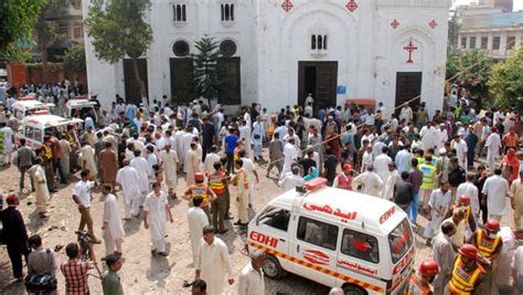 Scores Are Killed By Suicide Bomb Attack At Historic Church In Pakistan The New York Times