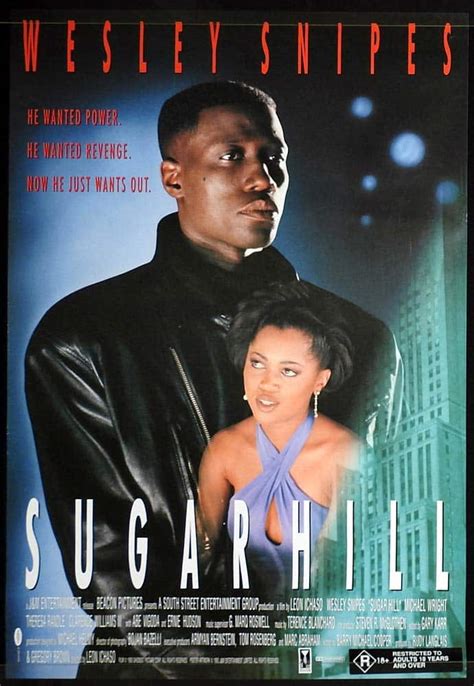 Sugar Hill Original Rolled Us One Sheet Movie Poster Wesley Snipes