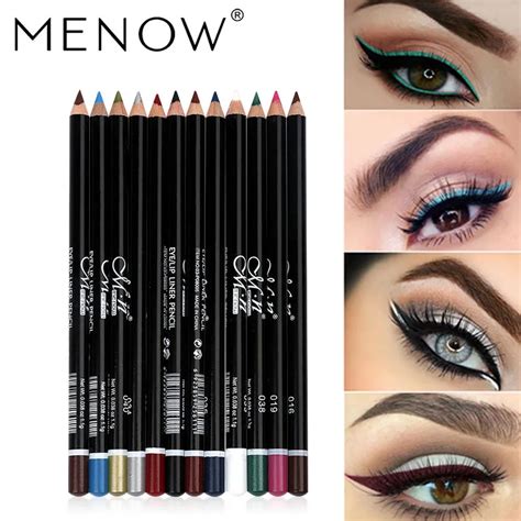 Menow 12 Colors Eyeliner Makeup Eye Pencil Waterproof Eyebrow Eye Shadow Eye Liner Lip Sticks