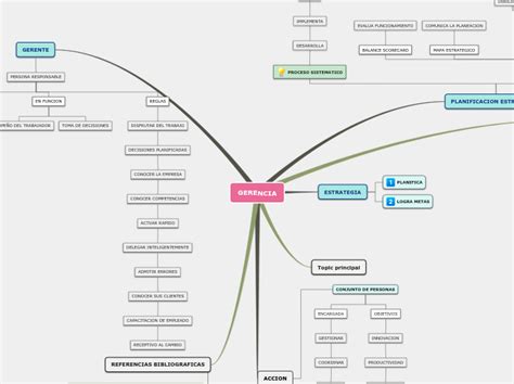 Gerencia Mind Map