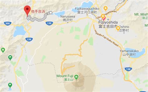 Part of unesco world heritage site (fujisan moutain area, fujisan 1843 tienpo 14 edo period map of mt. Mt Fuji Map Location