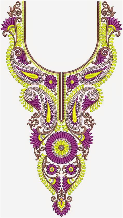 Embdesigntube Buy Online Neck Embroidery Designs