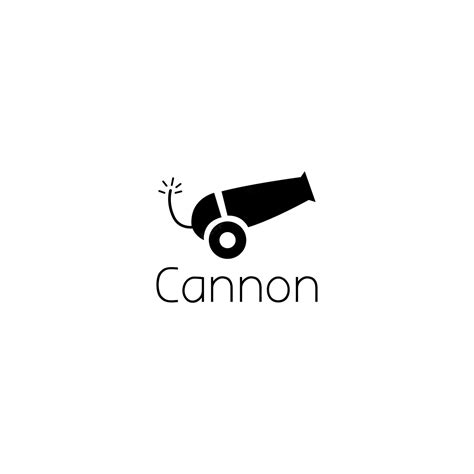 Premium Vector Cannon Logo Graphic Design Concept