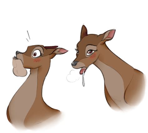 Rule 34 Balls Bambis Mother Bambi Film Blush Breath Brown Fur