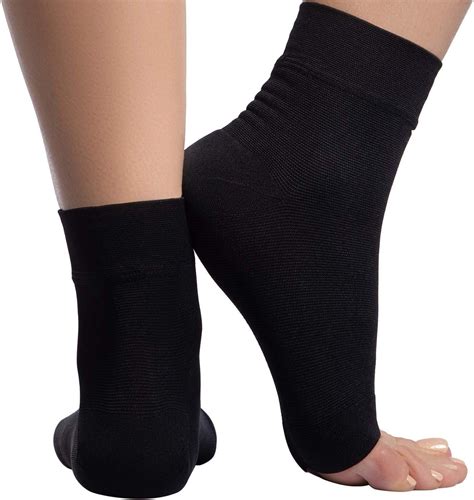 Ankle Compression Sleeve 20 30mmhg Open Toe Сompression Socks For Swelling Plantar Fasciitis