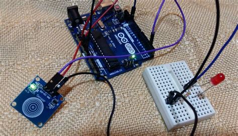 Interface Touch Sensor Module With Arduino Control Led