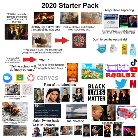 2020 Starter Pack Rstarterpacks