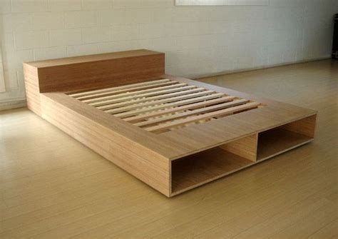 25 Best Diy Plywood Bed Frame Designs With Storage Bed Frame Design