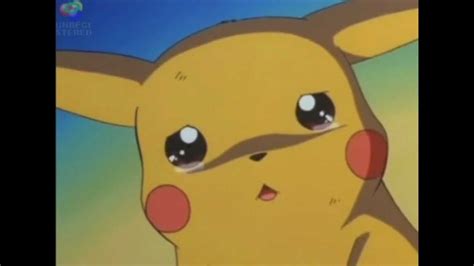 Pikachu Crying So Sad Youtube