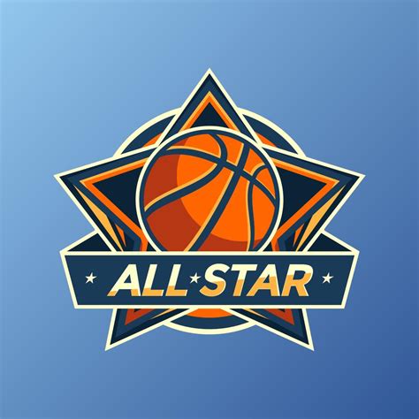 All Star Basketball Logo Vector 259503 Vector Art At Vecteezy