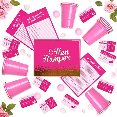Hen Hamper 7 Hilarious Hen Party Games Bubbly Pong Mr And Mrs Hen Charades I Have Never Who
