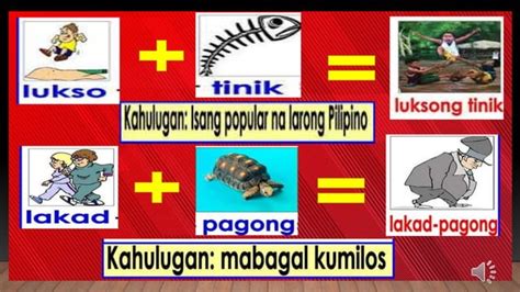 Filipino 3 Yunit Iii Aralin 1 Pagtukoy Ng Tambalang Salita Ppt