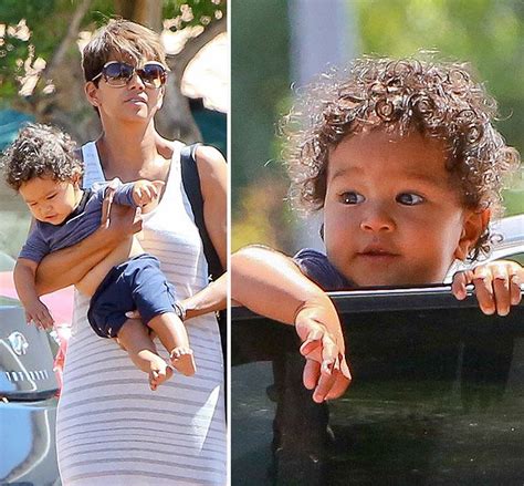 Exclusive Photos Halle Berry Shows Off Son Maceo X17 Online