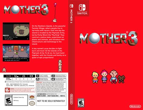 Mother 3 Switch Cover I Made For My Friend Rnintendoswitchboxart