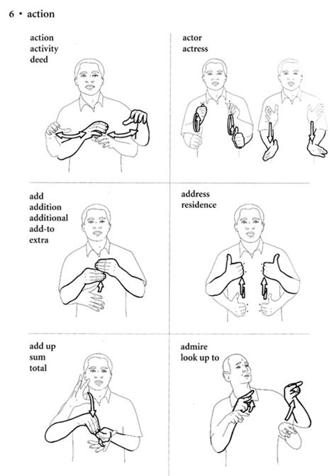 6 Best Images Of Printable Sign Language Dictionary Sign Language