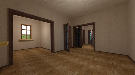 High quality vector illustration of an empty room interior. House for an interior D-095 Empty rooms | DownloadFree3D.com