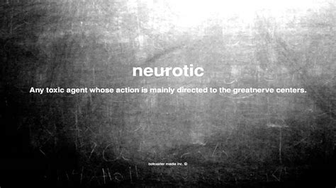 What Does Neurotic Mean Youtube